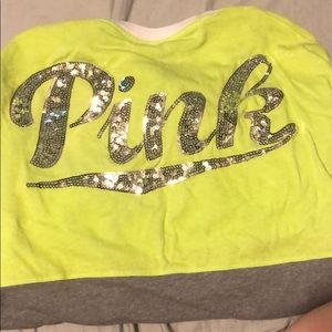 Long sleeve Pink top with sequins